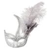 Boland 00220 Venice Couarezioso Eye Mask Silver view 4