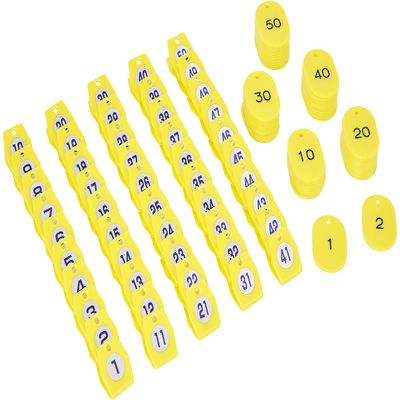 Symbi ZKL0905 Cloak Bills No. 01 Yellow 1-50 Urea Resin Japan (Set of 50)