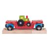 Bigjigs Rail Tractor Low Loader - Other Major Wooden Rail Brands are Compatible view 1