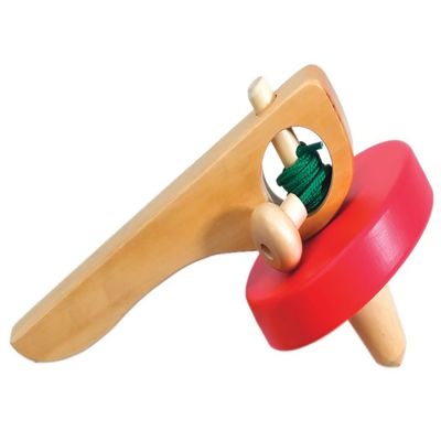 Hand Spinning Top (Red)