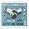 #1266 - 1965 5c International Cooperation Year Plate Block Postage Stamps (4) view 1