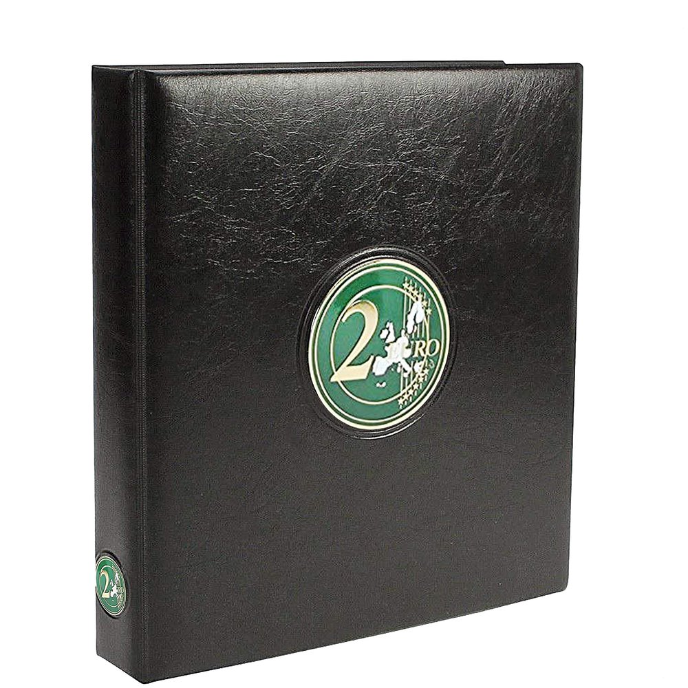 SAFE 7343 Premium Coin Binder 2 Euro EU | 2 Sheets of Collectible Coin Pocket Included 250 x 230 x 80 mm