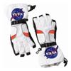 Aeromax Astronaut Gloves, size Medium, White, with NASA patches, (ASG-Med) view 2