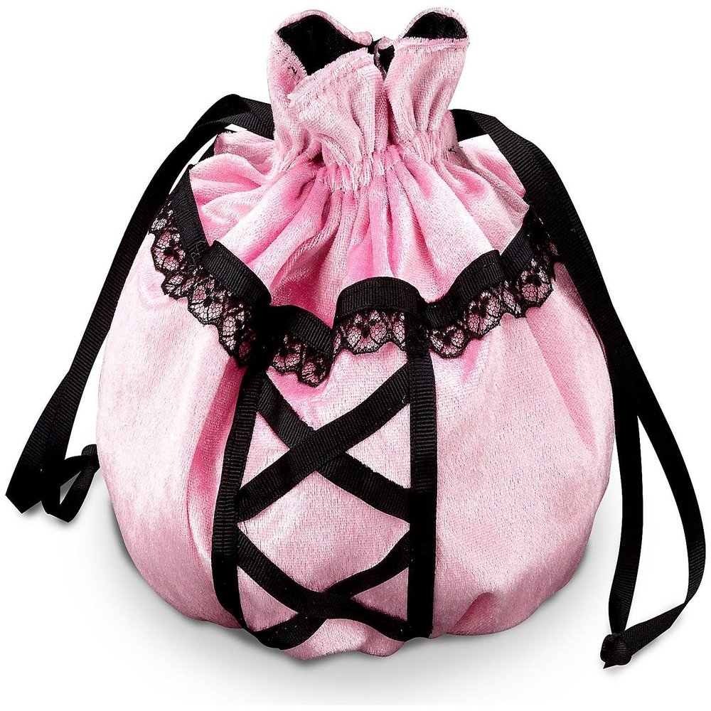 Princess Paradise - Lacy Witch Hand Bag - Black/Pink