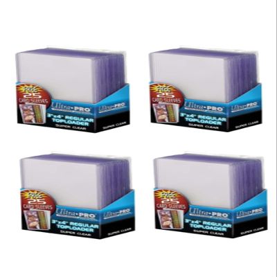 Ultra Pro 3x4 Top Loaders 100 ct by Ultra Pro - Plus 100 Free Card Sleeve Promo Pack (1 Pack)