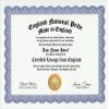 England English National Pride Certification: Custom Gag Nationality Family History Genealogy Certificate (Funny Customized Joke Gift - Novelty Item) view 1
