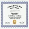 Ethiopia Ethiopian National Pride Certification: Custom Gag Nationality Family History Genealogy Certificate (Funny Customized Joke Gift - Novelty Item) view 1