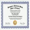 Hungary Hungarian National Pride Certification: Custom Gag Nationality Family History Genealogy Certificate (Funny Customized Joke Gift - Novelty Item) view 1