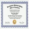 Kazakhstan Kazakhstani National Pride Certification: Custom Gag Nationality Family History Genealogy Certificate (Funny Customized Joke Gift - Novelty Item) view 1