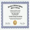 Kiribati I-Kiribati National Pride Certification: Custom Gag Nationality Family History Genealogy Certificate (Funny Customized Joke Gift - Novelty Item) view 1