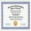 Guernsey National Pride Certification: Custom Gag Nationality Family History Genealogy Certificate (Funny Customized Joke Gift - Novelty Item) view 1