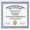 Marshall Islands Marshallese National Pride Certification: Custom Gag Nationality Family History Genealogy Certificate (Funny Customized Joke Gift - Novelty Item) view 1