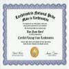 Liechtenstein Liechtensteiner National Pride Certification: Custom Gag Nationality Family History Genealogy Certificate (Funny Customized Joke Gift - Novelty Item) view 1