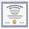 Luxembourg Luxembourger National Pride Certification: Custom Gag Nationality Family History Genealogy Certificate (Funny Customized Joke Gift - Novelty Item) view 1