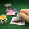Brybelly 5 Rectangular Poker Chips - European Style Plaque (Green) view 3