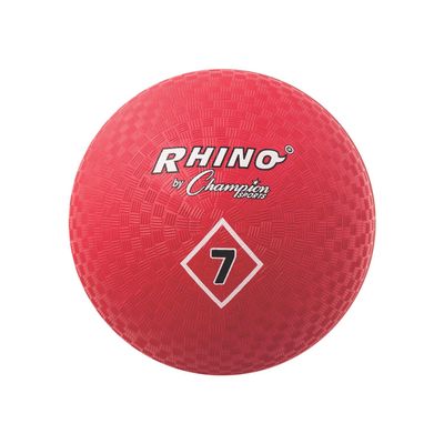 Champion Sports Playground Ball, 7", Red
