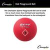 Champion Sports Playground Ball, 7", Red view 2