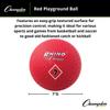 Champion Sports Playground Ball, 7", Red view 3