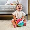 HABA Rainbow Baby Ball - Machine Washable Sensory Toys - Ideal Baby Toy for Teething, Tummy Time Toys for Ages 6 Months & up view 2