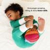 HABA Rainbow Baby Ball - Machine Washable Sensory Toys - Ideal Baby Toy for Teething, Tummy Time Toys for Ages 6 Months & up view 3