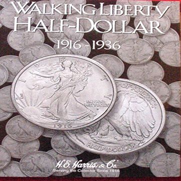 Harris Walking Liberty 1/2 Dollar 1916-1936 Coin Folder
