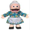 14" Granny, Peach Grandmother, Hand Puppet view 1