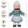 14" Granny, Peach Grandmother, Hand Puppet view 3