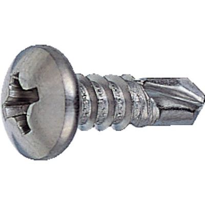 TRUSCO Drill Screw,Pan Head type(for Metal Plate) SPJB-16