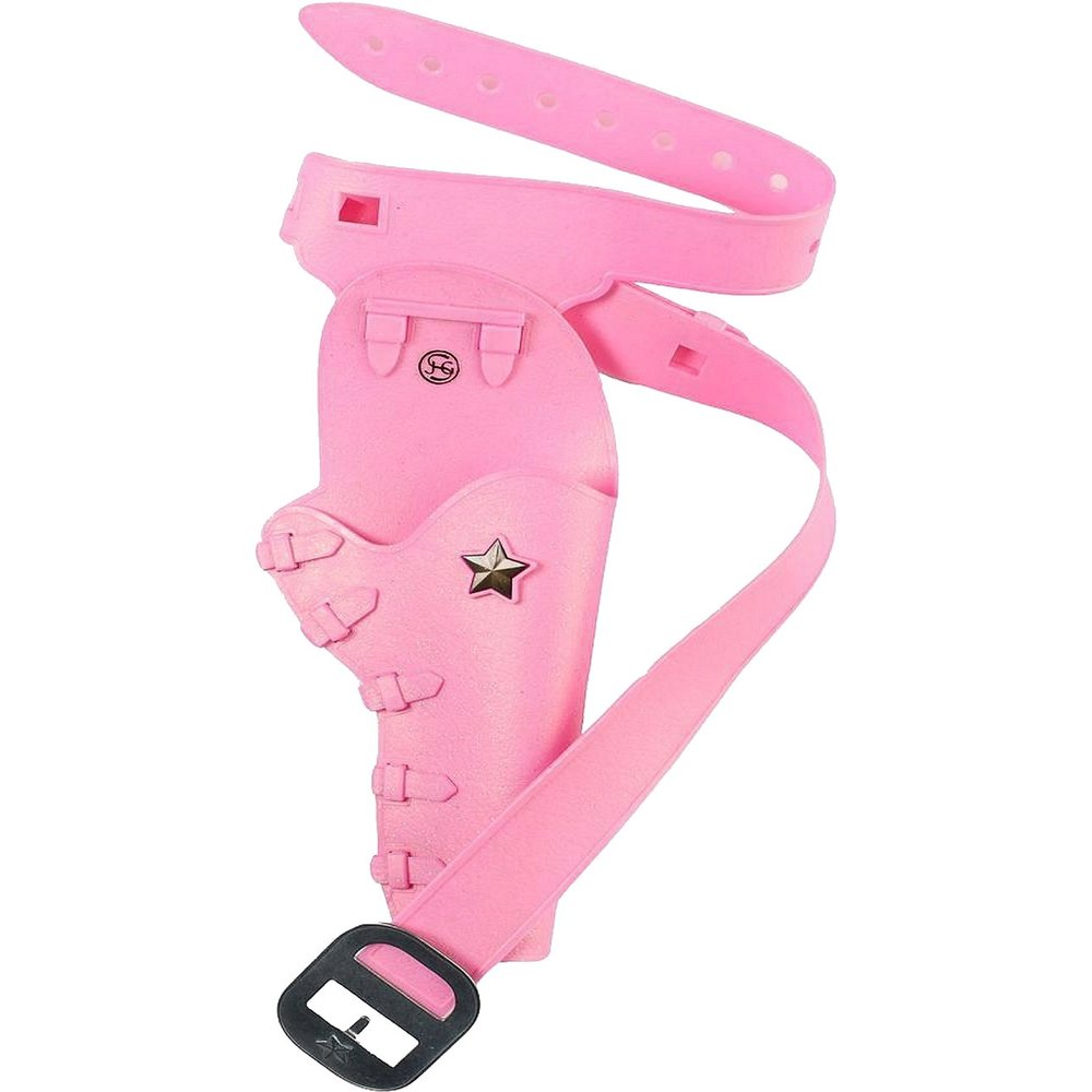 Bauer Spielwaren 86 cm Pink Leather and Plastic Belt on Tester 1 Holster, Ideal for Cowgirl Outfit, Not Suitable for Children under 3 Years