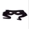 Forum Novelties Black Half Mask with Ties - Masked Bandit view 1