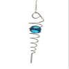 Home2Garden - Stainless Steel Garden Spinning Blue Marble Spiral view 1