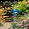 Home2Garden - Stainless Steel Garden Spinning Blue Marble Spiral view 3
