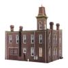 Built-N-Ready 2-Story Firehouse Building HO Woodland Scenics view 2