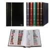 Prophila Stamp Album (New) 60 White Divided Sides, Padded Black Cover view 1