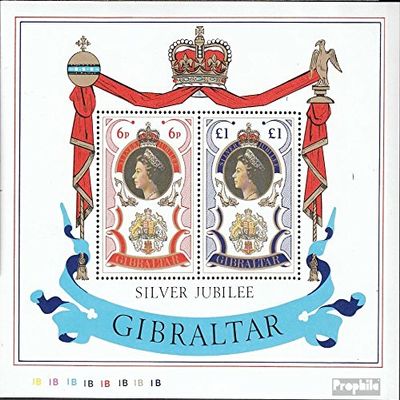 Gibraltar block3 (Complete.Issue.) unmounted Mint/Never hinged ** MNH 1977 Elizabeth II. (Stamps for Collectors) British Royal Family (Diana, Charles, Elisabeth ..)