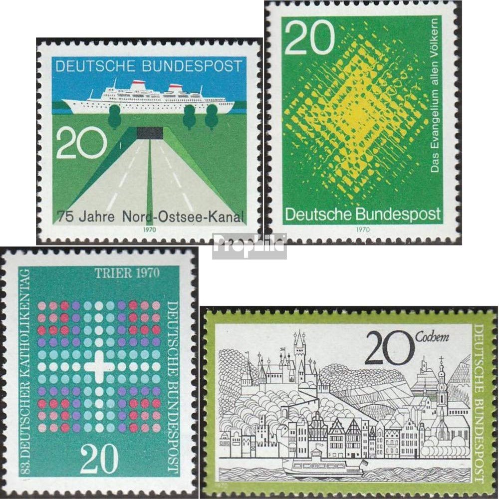 FRD (FR.Germany) 628,647,648,649 (Complete.Issue) unmounted Mint/Never hinged ** MNH 1970 Channel, Mission, Catholics, cochem (Stamps for Collectors) Seafaring/Ships