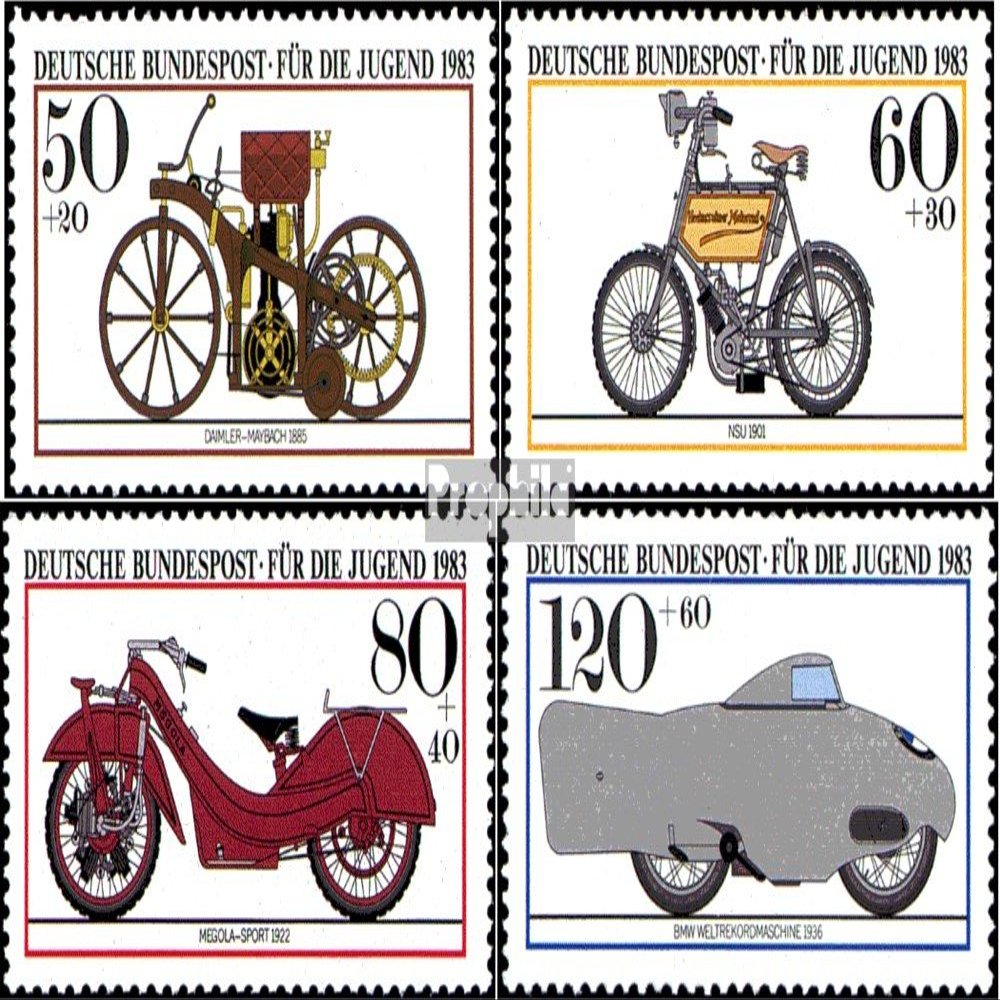 FRD (FR.Germany) 1168-1171 (Complete.Issue.) FDC 1983 Youth (Stamps for Collectors) Cars/Road Traffic