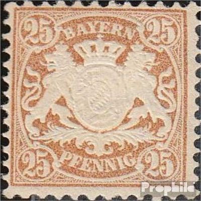 Bavaria 51 fine Used/Cancelled 1881 State Emblem (Stamps for Collectors) Flags/Coats of Arms/Maps