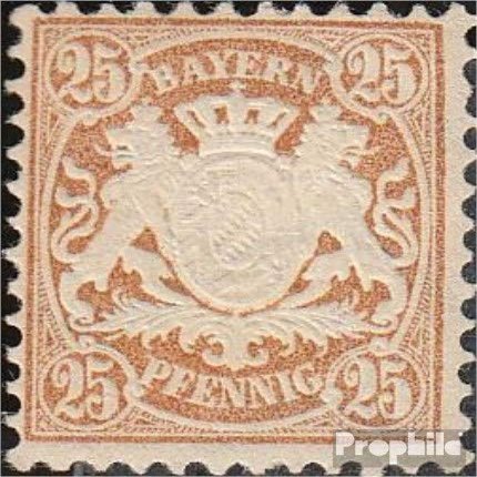 Bavaria 51 fine Used/Cancelled 1881 State Emblem (Stamps for Collectors) Flags/Coats of Arms/Maps