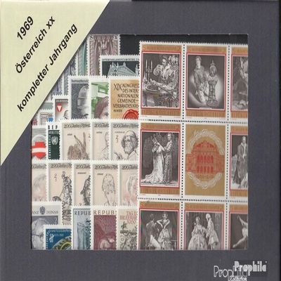Austria 1969 unmounted Mint/Never hinged ** MNH Complete Volume in Clean Conservation (Stamps for Collectors)