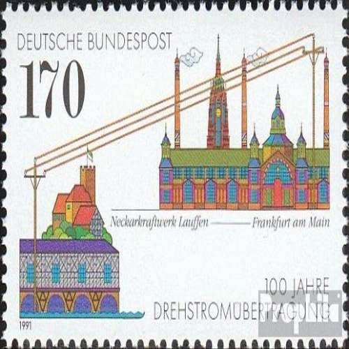 FRD (FR.Germany) 1557 (Complete.Issue) unmounted Mint/Never hinged ** MNH 1991 Rotary Power Transmission (Stamps for Collectors)