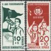 DDR 645-646 (Complete.Issue.) unmounted Mint/Never hinged ** MNH 1958 Pioneer Meeting (Stamps for Collectors) view 1