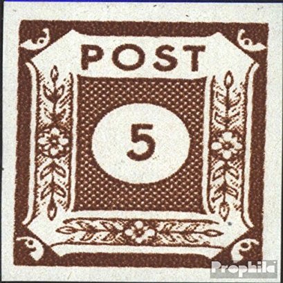 Soviet Zone (All.cast.) 42A fine Used/Cancelled 1945 Serial Numbers (Stamps for Collectors)