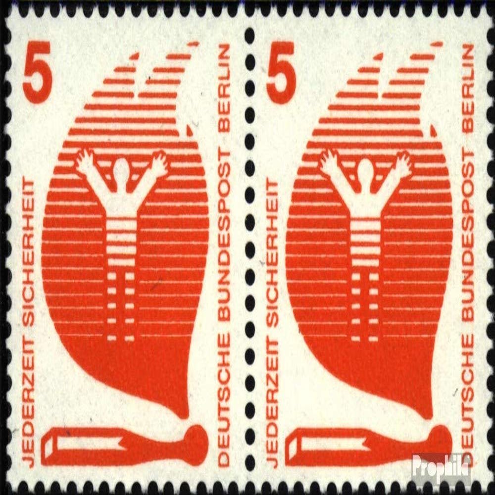 Berlin (West) 402A Securities Horizontal Couple unmounted Mint/Never hinged ** MNH 1971 Accident Prevention (Stamps for Collectors)