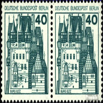 Berlin (West) 535A Securities Horizontal Couple unmounted Mint/Never hinged ** MNH 1977 Fortresses and Castles (Stamps for Collectors)
