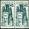 Berlin (West) 535A Securities Horizontal Couple unmounted Mint/Never hinged ** MNH 1977 Fortresses and Castles (Stamps for Collectors) view 1