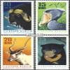 DDR 1617-1620 (Complete.Issue) fine Used/Cancelled 1970 Berlin Zoo (Stamps for Collectors) Other Mammals (Monkeys/Dinosaurs/Elephants ...) view 1