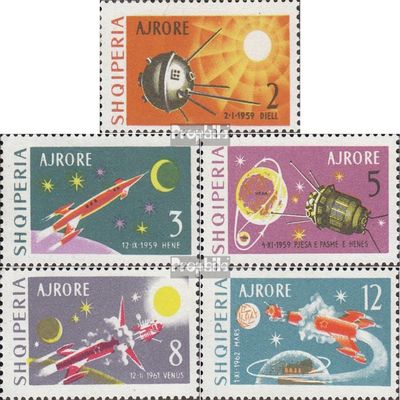 Albania 779-783 (Complete.Issue.) fine Used/Cancelled 1963 Lunare + interplanetary Flights (Stamps for Collectors) Space