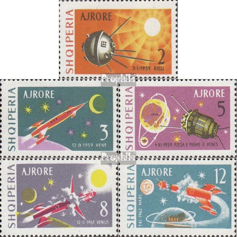 Albania 779-783 (Complete.Issue.) fine Used/Cancelled 1963 Lunare + interplanetary Flights (Stamps for Collectors) Space