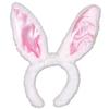 BUNNY EARS WHITE W PINK SATIN view 1